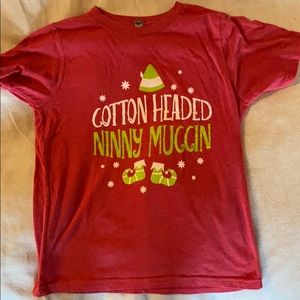 Fun SOFT kids Christmas tee with Elf quote